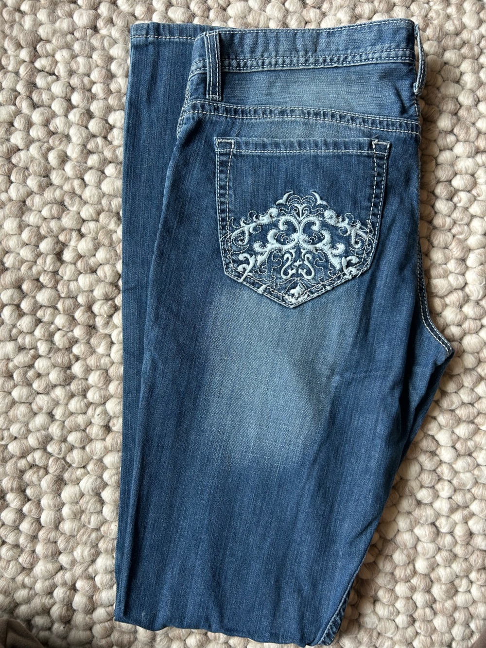 Cruel Girl Low Rise Boot Cut Jeans